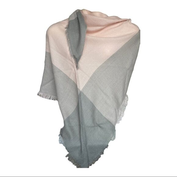 MULTI SEASON OVERSIZED PLAID BLANKET SCARF - Picture 4 of 4